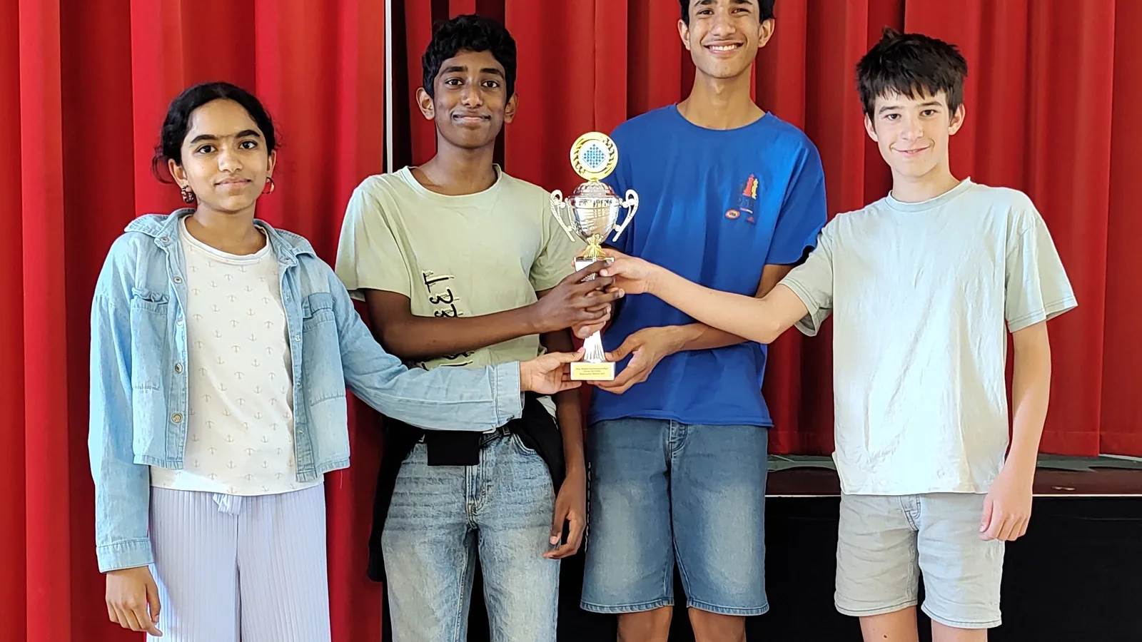 Die U14 der Schachfreunde München — Bayerischer Meister.